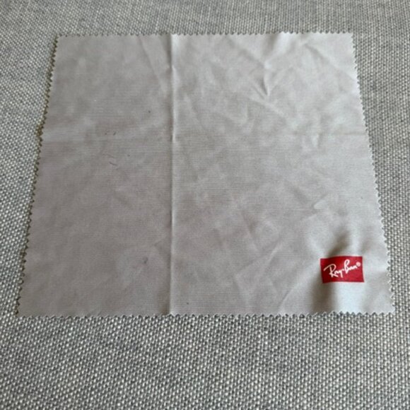 Ray-Ban Sunglasses RB4184, Black Frames with Polarized Green Lenses and Leather - Picture 11 of 11